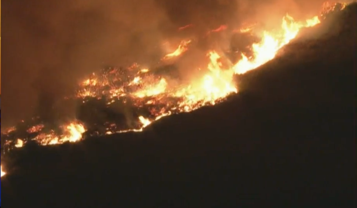 'I think I'm in shock': Malibu councilman watches from a distance as fire surrounds home